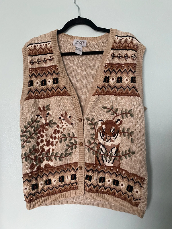 Safari Sweater Vest 1