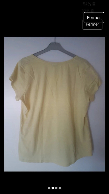 T shirt jaune phildar 42 2