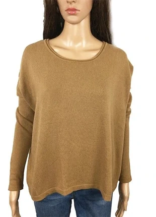 Pull large col rond camel femme - H&M - Taille XS (34), marca: H&M, estado: Muy bueno, tamaño: XS / 34 / 6, 8,00 €, 9,10 € Protección al comprador Pro incluida