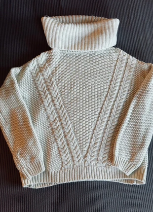 🤍 Superbe pull maille écru à col roulé Jennyfer – Taille S 🤍, brand: Jennyfer, condizioni: Ottime, taglia: S / IT 40 / EU 36, €3.90, €4.80 include la Protezione acquisti