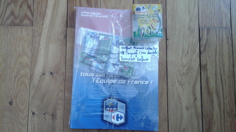 Promo Coffret Collector Equipe De France Magnets Carrefour Neuf Bracelet Enfant Italie Cuir Neuf Vinted