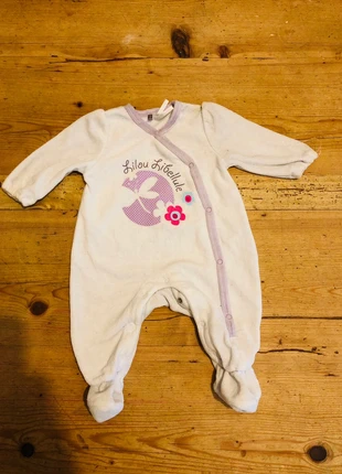 Mooi kruipakje Lilou Libellule, merk: Orchestra bébé, staat: Heel goed, maat: 1-3 maanden / 56 cm, € 1,00, € 1,75 inclusief Kopersbescherming