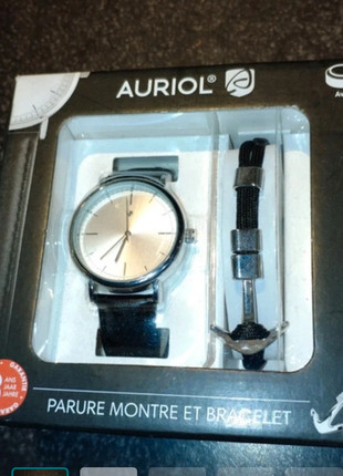 Parure montre best sale et bracelet auriol