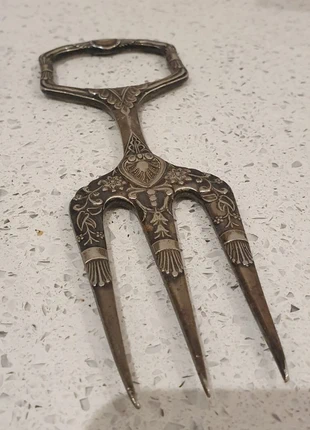 Lovely antique art noveau style silver plated ? breadfork FINAL reduction, brand: no brand, condition: Good, £15.00, £16.45 includes Buyer Protection