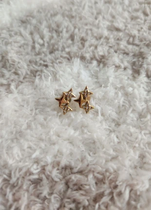 Boucles d’oreille étoiles en acier inoxydable, brand: je ne sais pas, condition: Very good, €2.00, €2.80 includes Buyer Protection