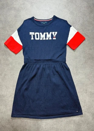 Robe d’hiver Tommy Hilfiger bleu marine - 100% coton - Taille S °, merk: Tommy Hilfiger, staat: Heel goed, maat: S / 36 / 8, € 14,99, € 16,44 inclusief Kopersbescherming Pro