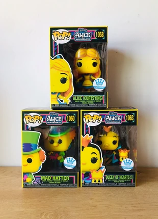 Funko pop Alice Black light set, marca: Funko, estado: Nuevo sin etiquetas, tamaño: Prematuro, máx. 44 cm, 60,00 €, 63,70 € Protección al comprador incluida