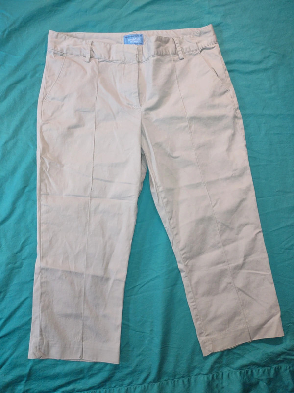 Tan Capri pants 1