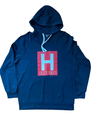 Sweat-shirt à capuche hoodies Tommy Hilfiger bleu marine  taille L #, marke: Tommy Hilfiger, zustand: Sehr gut, größe: L, 35,00 €, 37,45 € inklusive Vinted-Käuferschutz