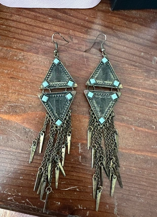 Pendientes largos, marque: Local, état: Bon état, 1,00 €, 1,75 € Protection acheteurs incluse