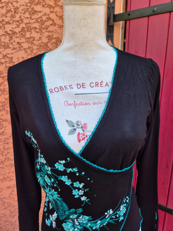 Tee-shirt à manches longues pour femme T. 3 - photo numéro 5