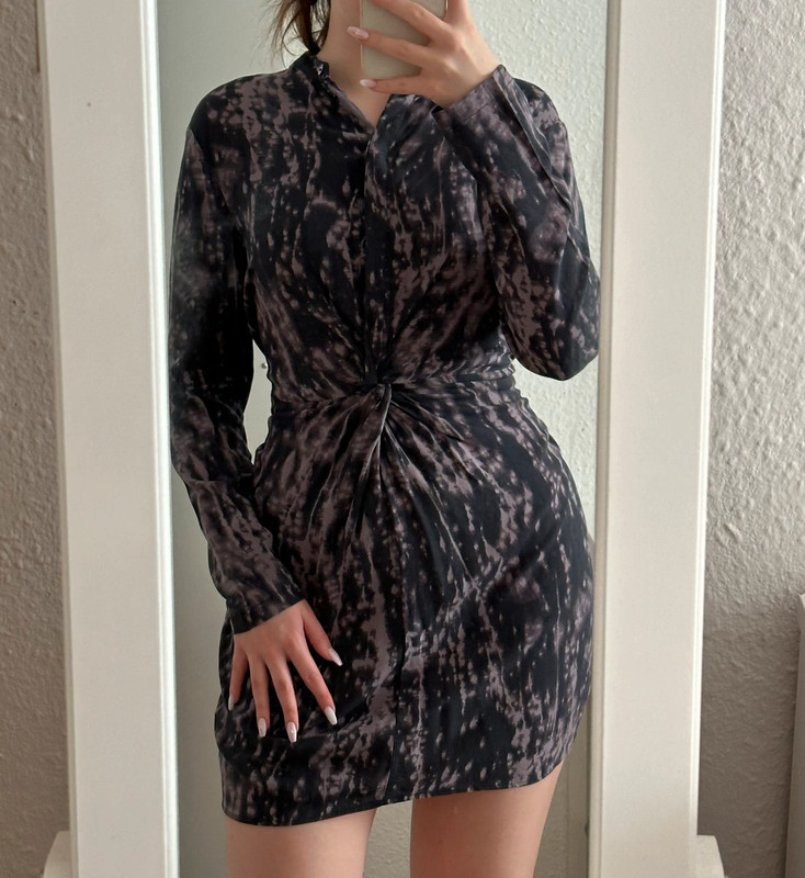 kurzes langärmiges kleid 2