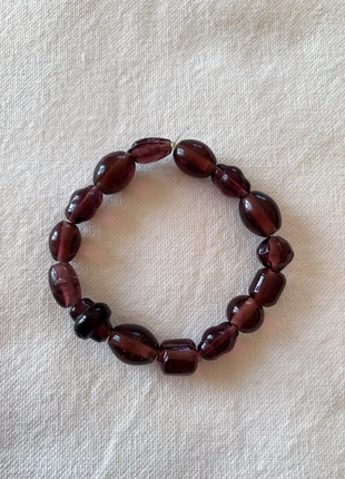 purple mixed glass bead bracelet, brand: Handmade, condizioni: Nuovo senza cartellino, €14.00, €15.40 include la Protezione acquisti