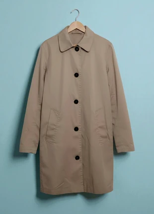 Etage – Premium & Elegant Beige Coat with Single-Breasted & Front Pocket – 44 🌟🌿, marque: Vintage Dressing, état: Très bon état, taille: XXL / 44 / 16, 49,90 €, 53,10 € Protection acheteurs incluse