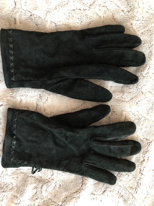 Paire de gants en daim taille 7 1