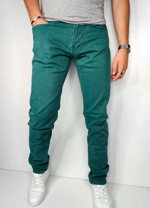 Jean droit straight vert Zara T.44, marque: Zara, état: Très bon état, taille: XL, 15,00 €, 16,45 € Protection acheteurs (Pro) incluse