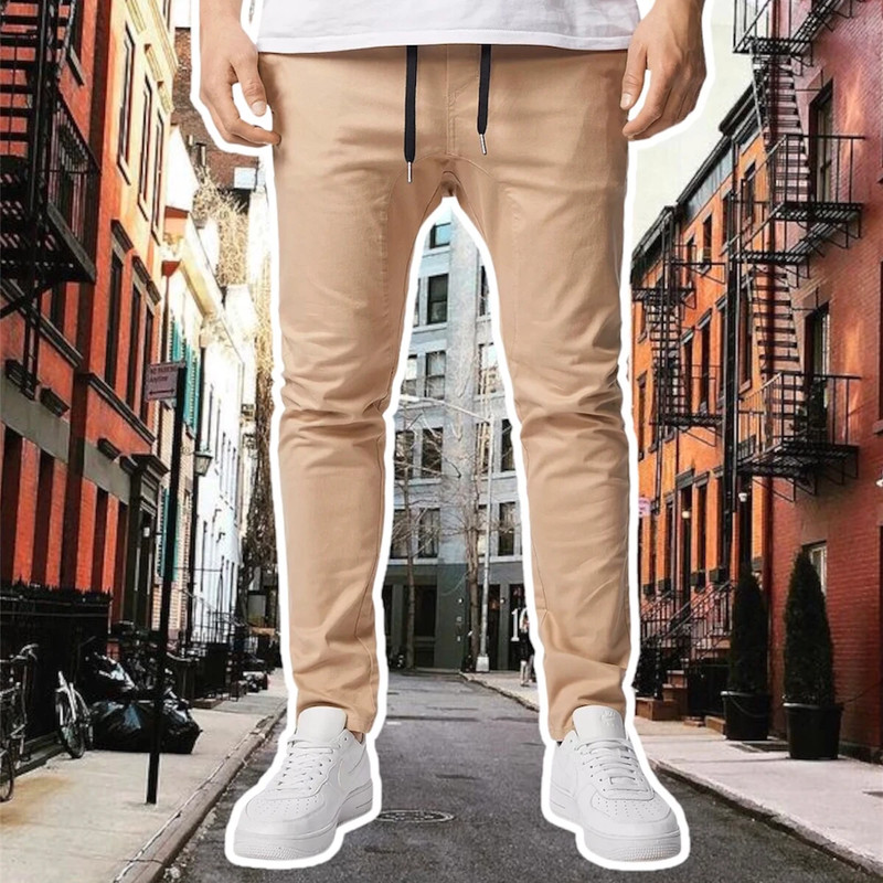 Zanerobe Slim Fit Salerno Chinos in Sandstone, Size 29 1