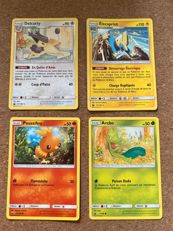 Lot 19 cartes Pokémon tempête céleste 1