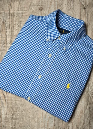 Ralph Lauren – Chemise à carreaux – Bleu/Blanc – Taille M (Homme), marca: Ralph Lauren, estado: Muito bom, tamanho: M, €32.90, €35.25 inclui Proteção do Comprador