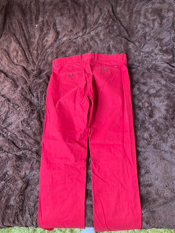 Czerwone spodnie Tommy Hilfiger 4