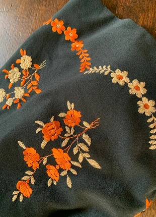 Vintage geborduurde boho babacool maxi skirt, staat: Heel goed, maat: XS / 34 / 6, € 20,00, € 21,70 inclusief Kopersbescherming