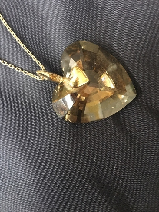 Collier pendentif cœur Swarovski 2