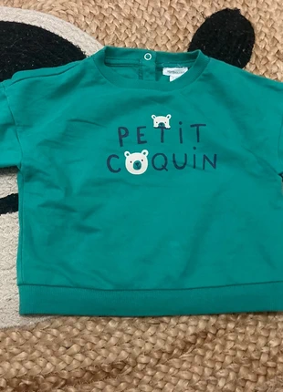 Sweat Vertbaudet Vert, marca: Vertbaudet, estado: Muy bueno, tamaño: 9-12 meses / 74 cm, 2,00 €, 2,80 € Protección al comprador incluida