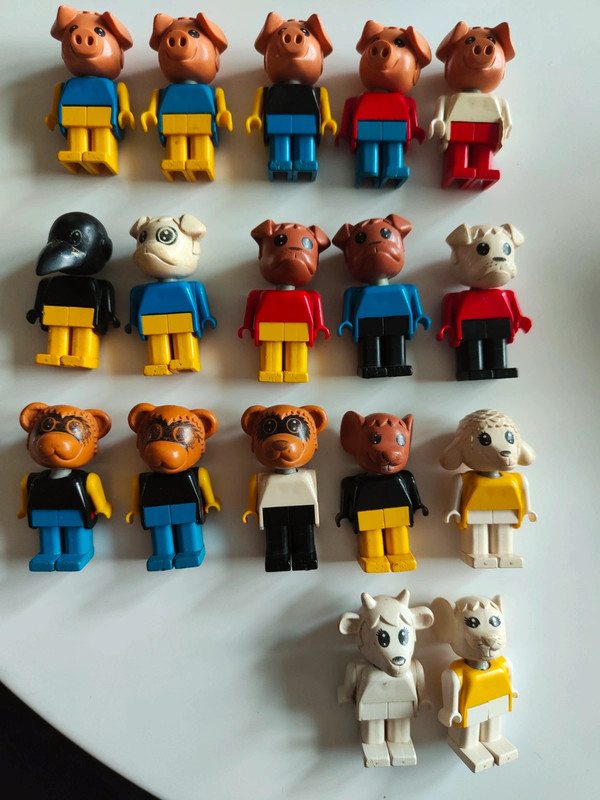 Necessities Tilføj til hørbar Lego fabuland figures vintage - Vinted
