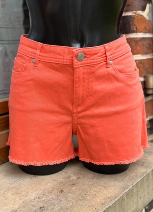 🌸 Short en jean rose corail – Taille 40 • Esmara, marque: Esmara, état: Très bon état, taille: L / 40 / 12, 3,00 €, 3,85 € Protection acheteurs incluse