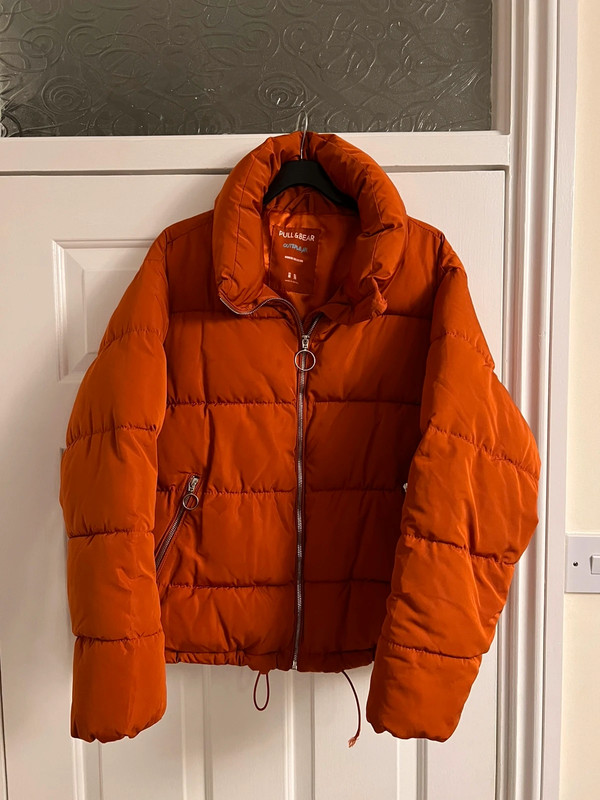 Burnt orange clearance puffer coat