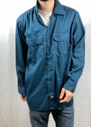 Chemise Dickies Bleu à manches longues Workwear, merk: Dickies, staat: Goed, maat: XL, € 14,99, € 16,44 inclusief Kopersbescherming Pro