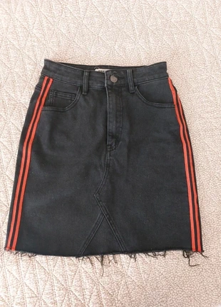 Gonna in jeans grigio antracite/falda vaquera chica/jupe en jeans gris, marque: Tally Weijl, état: Très bon état, taille: XXS / 32 / 4, 4,00 €, 4,90 € Protection acheteurs incluse