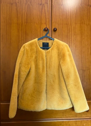 Casaco de Pelo Sintético Amarelo Tiffosi, brand: Tiffosi, condizioni: Ottime, taglia: M / IT 42 / EU 38, €8.00, €9.10 include la Protezione acquisti