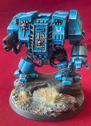 Warhammer 40,000 – Dreadnought Ultramarines peint à la main, merk: Warhammer, staat: Heel goed, € 55,00, € 58,45 inclusief Kopersbescherming