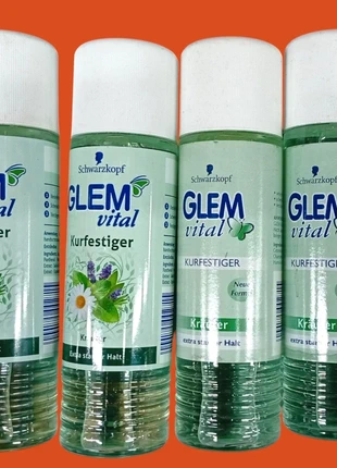 6 Glem Vital 150ml fixation extra forte + surprise, merk: Schwarzkopf, staat: Nieuw met prijskaartje, € 15,00, € 16,45 inclusief Kopersbescherming