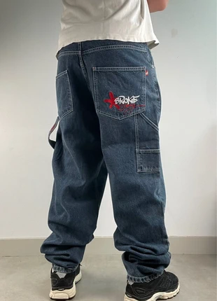Jean large baggy pantalon oversize brodé JNCO vintage dressing Y2K rétro fashion denim, marque: JNCO, état: Très bon état, taille: W26 | FR 36, 54,90 €, 58,35 € Protection acheteurs incluse