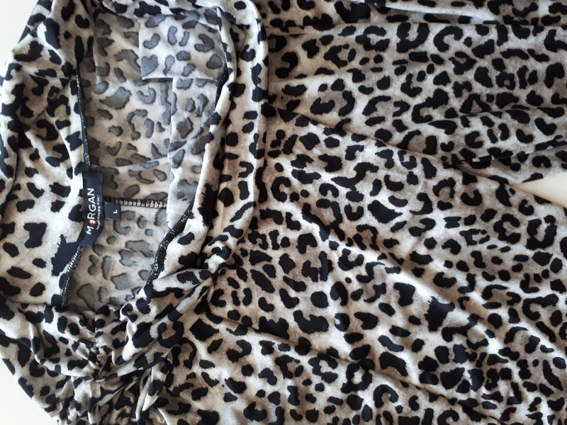 Pantalon sarouel Morgan léopard  4