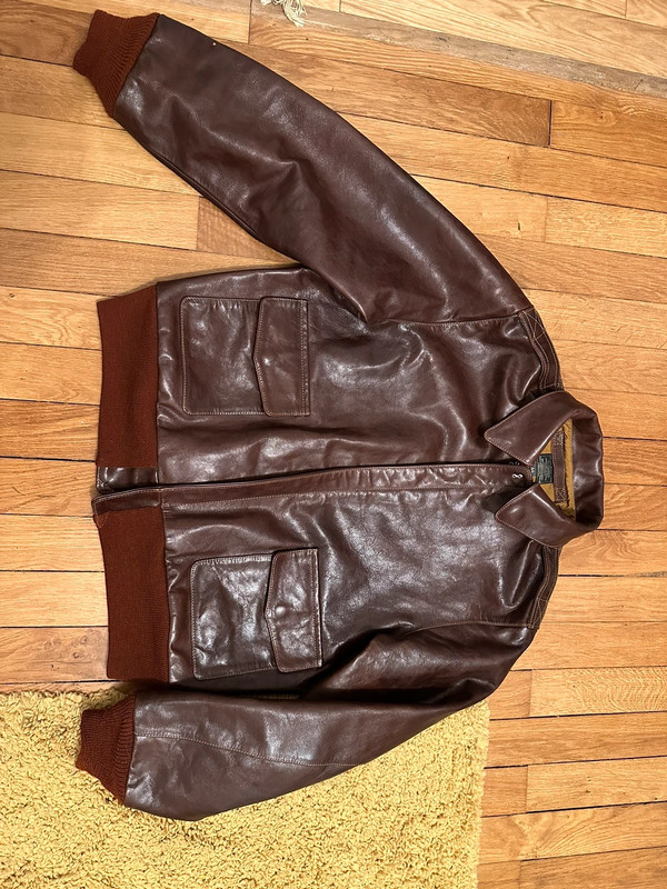 a2 leather jacket in veg tanned horsehide 5