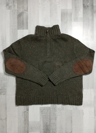 Pull 1/4 zip halfs zip Ralph Lauren vert kaki taille XL homme, merk: Ralph Lauren, staat: Heel goed, maat: XL, € 40,00, € 42,70 inclusief Kopersbescherming Pro