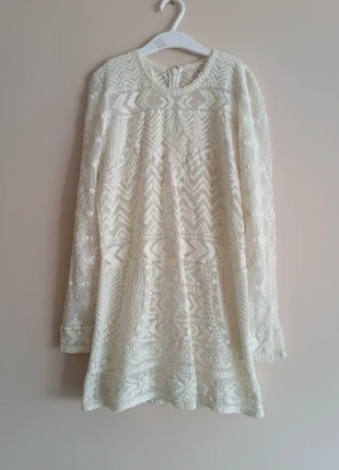 Top dentelle Isabel Marant pour H&M blanc écru chic bohème, marque: Isabel Marant, état: Très bon état, taille: S / 36 / 8, 12,00 €, 13,30 € Protection acheteurs incluse