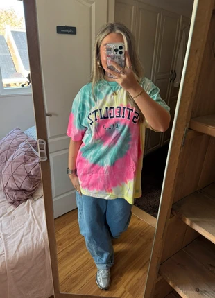 Tie dye t-shirt meer kleurig neontinten maat XS valt groot, marque: STIEGLITZ, état: Très bon état, taille: XS / 34 / 6, 65,00 €, 68,95 € Protection acheteurs incluse