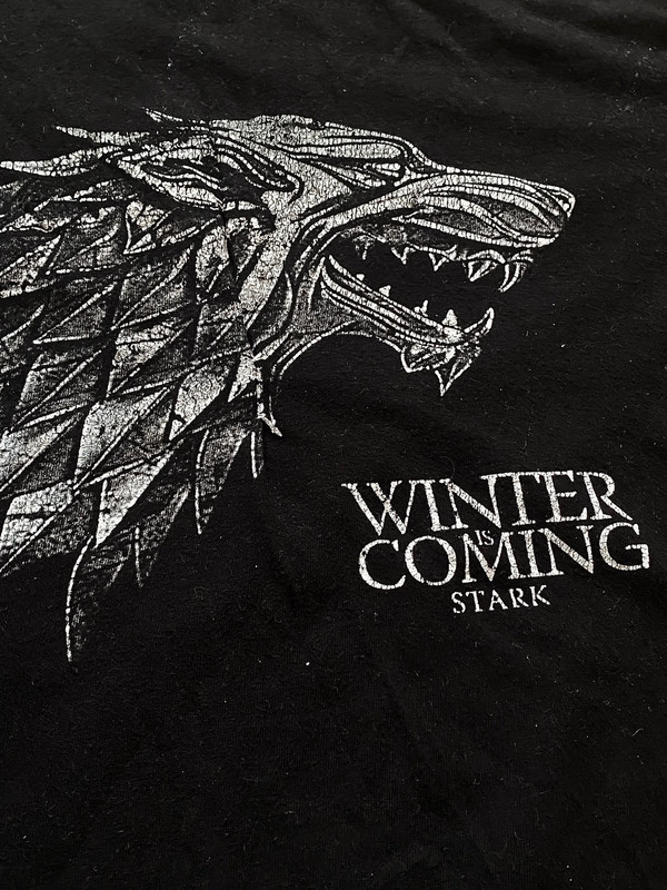 Game of Thrones Shirt Tshirt GOT Winter Is Coming Original 1