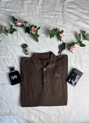 Polo kappa Castanho L, marca: Kappa, estado: Muito bom, tamanho: L, €14.90, €16.35 inclui Proteção do Comprador