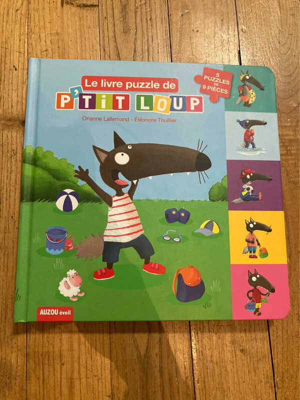 Les puzzles de P'tit Loup : Orianne Lallemand - 2733866559 - Livres pour  enfants dès 3 ans
