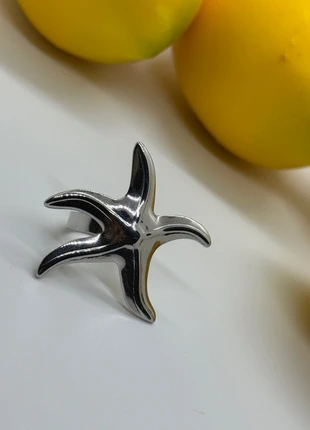 Bague acier inoxydable étoile de mer, brand: Boutique Bohéme, condition: New with tags, size: Adjustable, €10.00, €11.20 includes Buyer Protection Pro