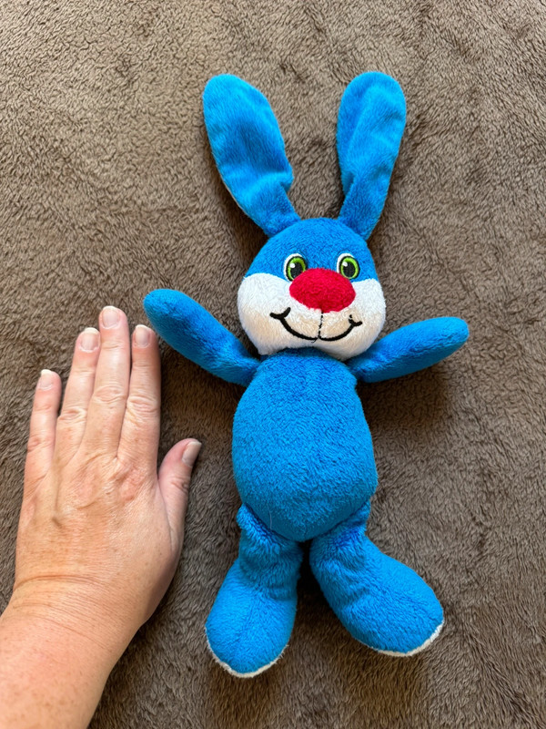 Peluche Lapin bleu 2