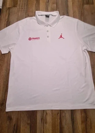 Polo nike air jordan blanc (FFBB) (pf34), marque: Jordan, état: Neuf avec étiquette, taille: XXL, 39,87 €, 42,56 € Protection acheteurs (Pro) incluse