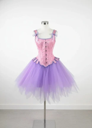 Robe Corset Princesse Pastel – Féérique / Douce Élégance / Ballet Romantique / Rose et Lavande, marke: Atelier Lysandra, zustand: Sehr gut, größe: M / 38 / 10, 69,90 €, 74,10 € beinhaltet Vinted-Käuferschutz Pro