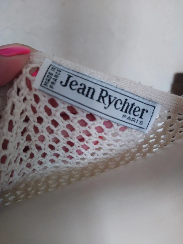 Pull léger fin vintage printemps été spring summer crochet beige - photo numéro 3