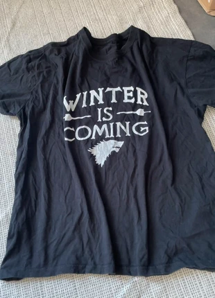 T-shirt oversize noir GOT Winter is Coming– Taille L, marque: got, état: Très bon état, taille: L, 4,00 €, 4,90 € Protection acheteurs incluse
